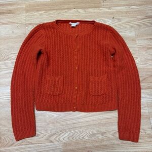 Bonpoint Wool Fancy Stitch Cardigan